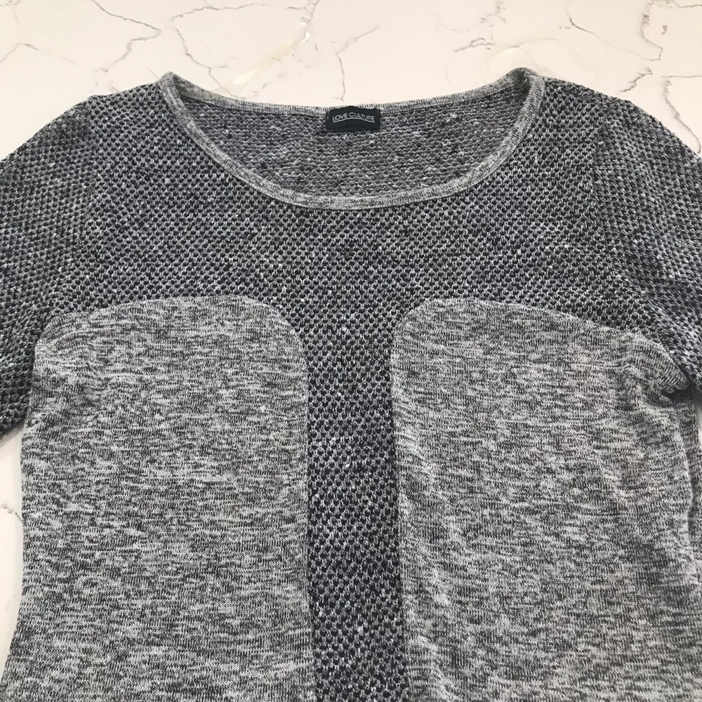 Grey Crop Top